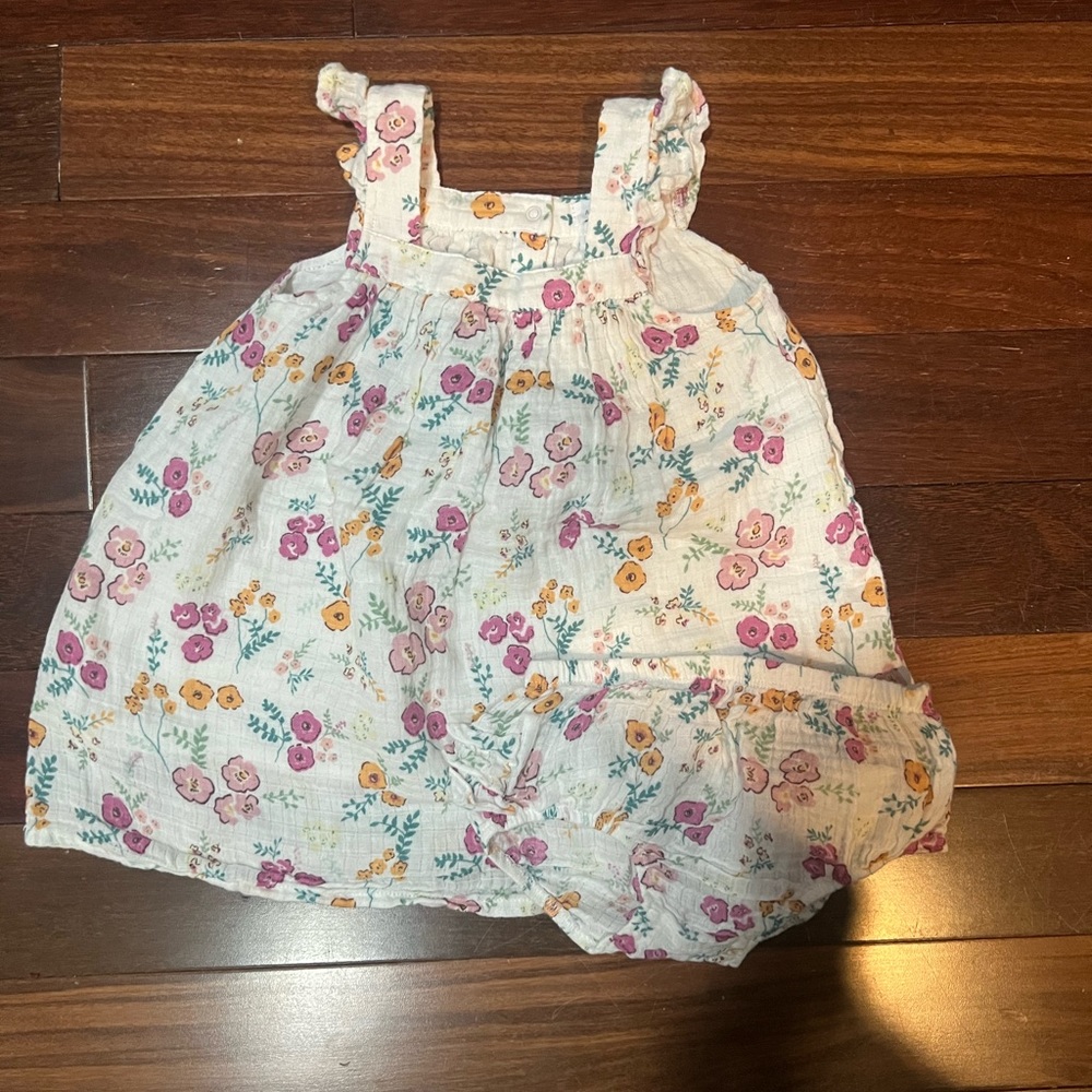 Angel Dear Dress w/bloomers. Size 18-24 months.
